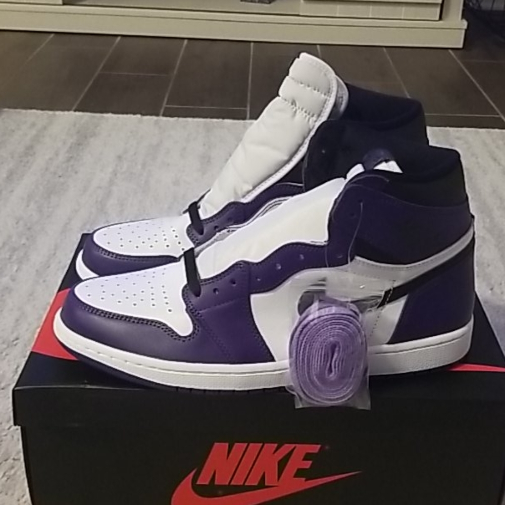 Jordan 1 Court Purple High
